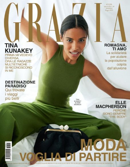 Tina Kunakey, Grazia Magazine 25 May 2023 Cover Photo - Italy