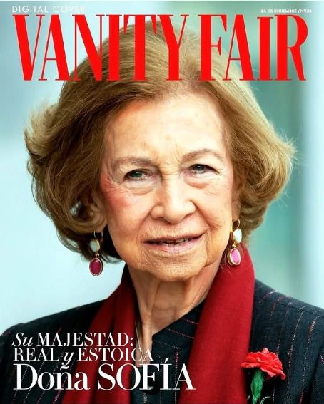 Sofía de Grecia, Vanity Fair Magazine 26 December 2024 Cover Photo - Spain