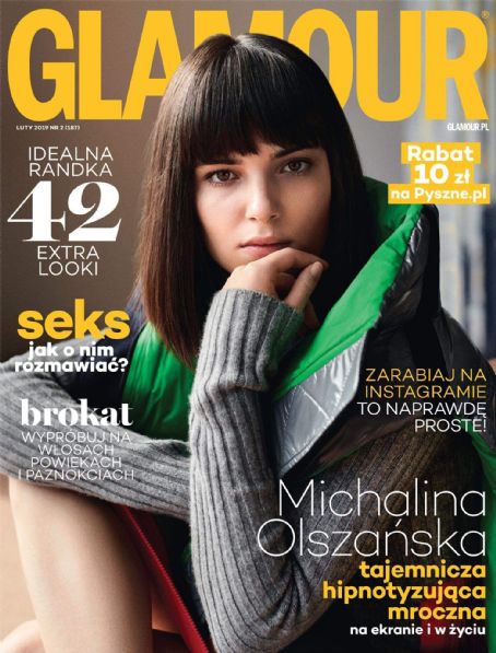 Michalina Olszanska - Glamour Magazine Cover [Poland] (February 2019)