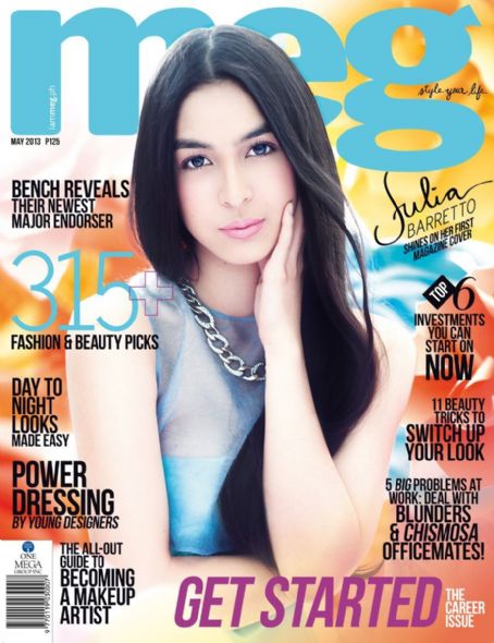 Julia Barretto, Meg Magazine May 2013 Cover Photo - Philippines