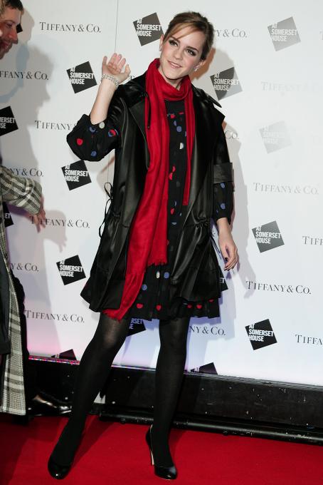 Emma Watson - VIP Opening Night For Somerset House Ice Rink In London - November 2008