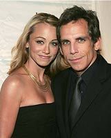 Ben Stiller and Christine Taylor