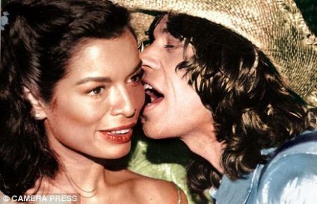 Bianca Jagger and Mick Jagger