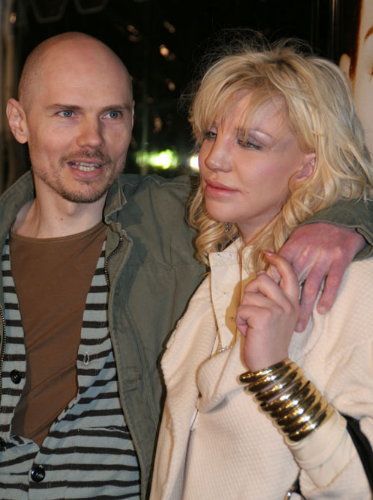Billy Corgan and Courtney Love