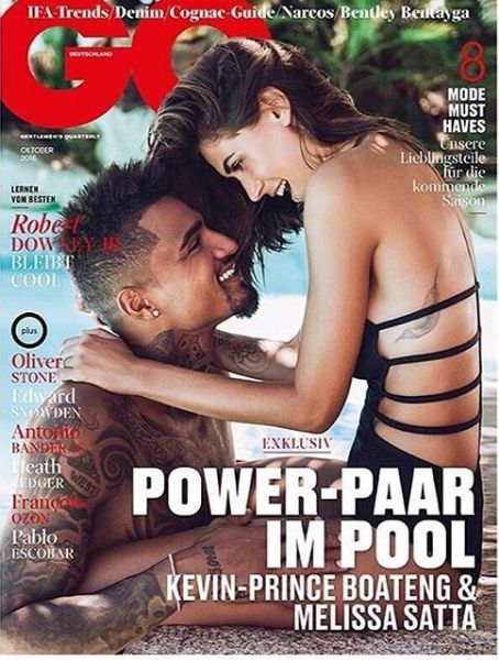 Melissa Satta and Kevin-Prince Boateng - GQ Magazine Cover [Germany] (October 2016)