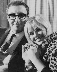 Britt Ekland and Peter Sellers