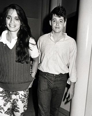 Daisy Foote and Matthew Broderick