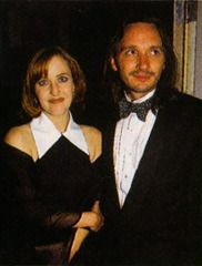 Gillian Anderson 1993 with Errol Clyde Klotz