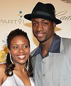 Dwyane Wade and Siohvaugn Funches