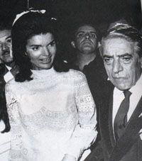 Jacqueline Kennedy Onassis and Aristotle Onassis