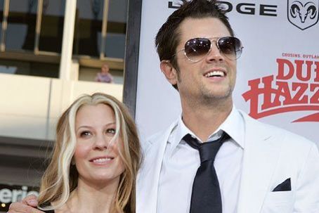 Johnny Knoxville and Melanie Clapp