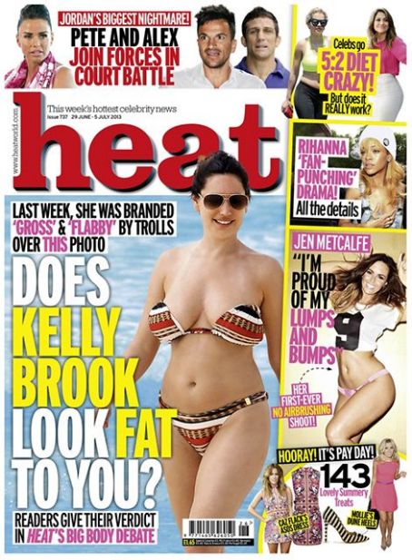 Kelly Brook - Heat Magazine Cover [United Kingdom] (29 June 2013)
