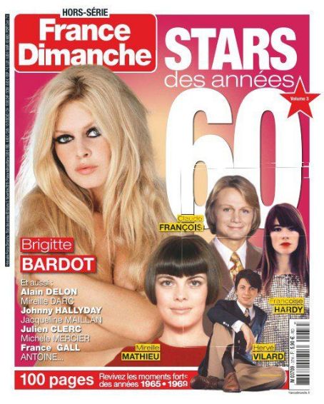 Brigitte Bardot Magazine Cover Photos - List of magazine covers ...