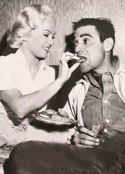 Mamie Van Doren and Steve Cochran