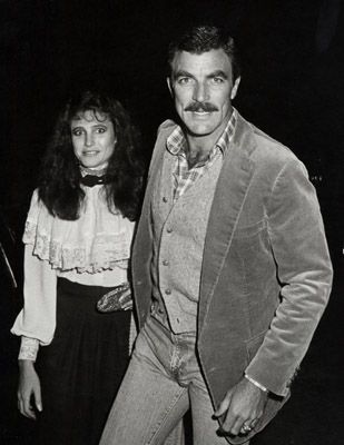 Mimi Rogers and Tom Selleck