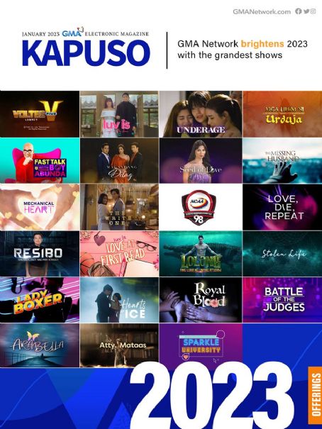 Kapuso Magazine Cover [Philippines] (January 2023)