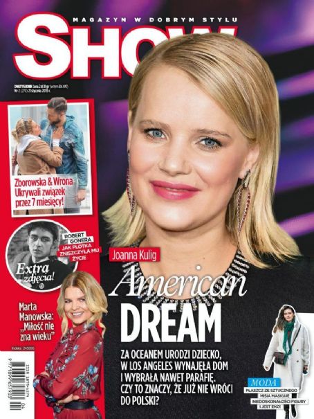 Joanna Kulig - Show Magazine Cover [Poland] (21 January 2019)