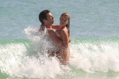 Alejandra Onieva and Sebastian Stan – Bikini Candids in Tulum – Mexico