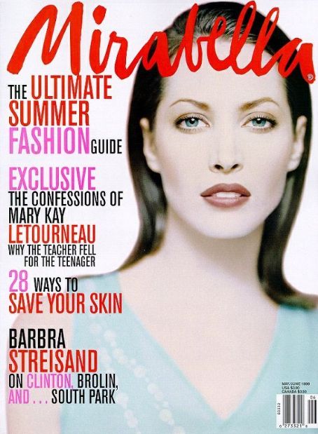 Christy Turlington, Matthew Rolston, Mirabella Magazine May 1998 Cover ...
