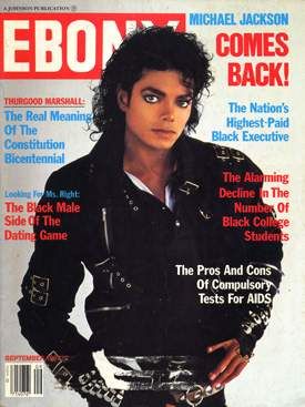 Michael Jackson, Ebony Magazine September 1987 Cover Photo - United States