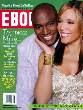 Michael Michele, Taye Diggs, Ebony Magazine May 2005 Cover Photo ...