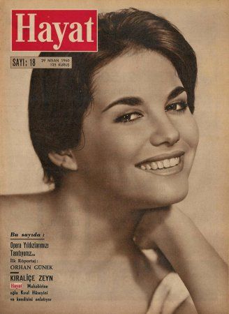 Claudia Cardinale, Hayat Magazine April 1960 Cover Photo - Turkey