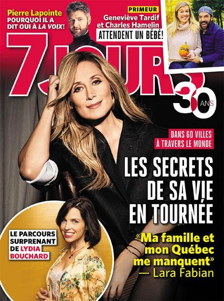 Lara Fabian - 7 Jours Magazine Cover [Canada] (8 November 2019)