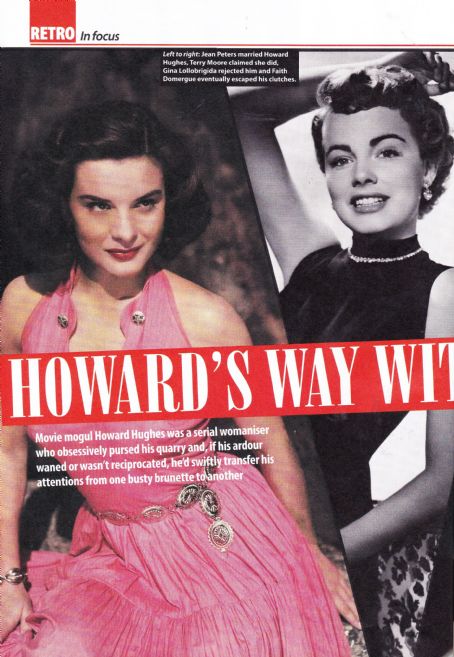 Howard Hughes and Terry Moore - Yours Retro Magazine Pictorial [United Kingdom] (October 2022)