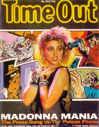 Madonna, Time Out Magazine 1986 Cover Photo - United Kingdom