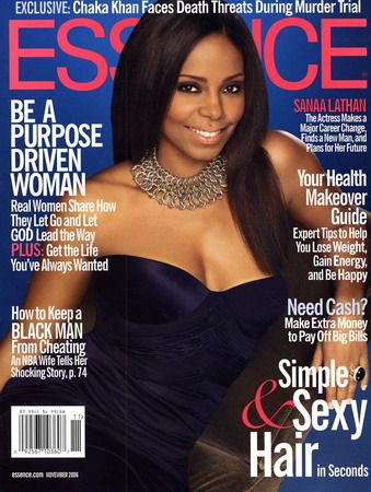 Sanaa Lathan Magazine Cover Photos - List of magazine covers featuring ...