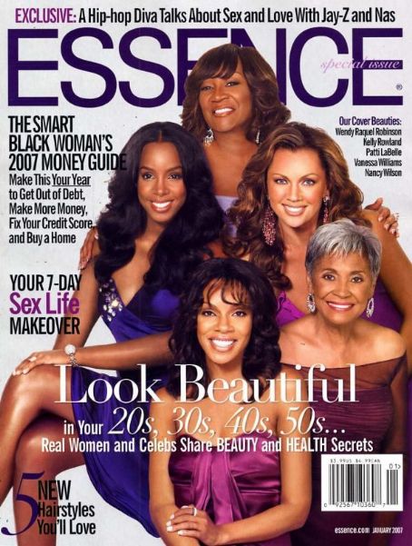 Essence Magazine [United States] (January 2007) Magazine Cover Photos ...