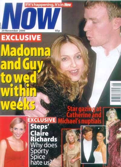 Madonna - Now Magazine [United Kingdom] (29 November 2000)