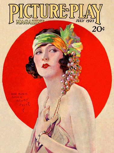 Mae Busch, Picture Play Magazine July 1923 Cover Photo - United States