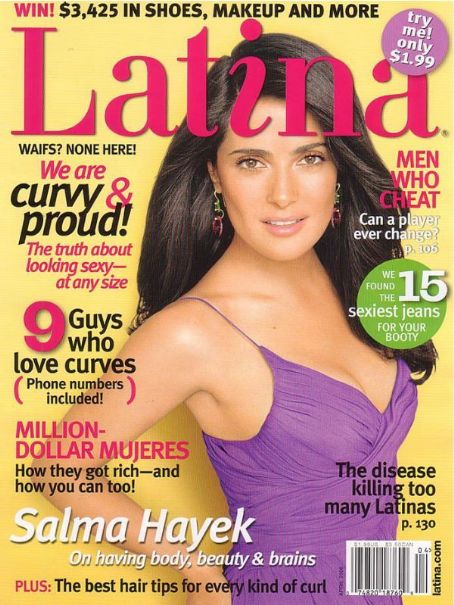 Salma Hayek, Latina Magazine April 2006 Cover Photo - United States