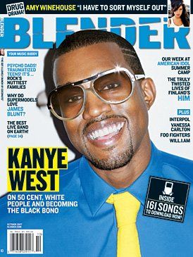 Ye, Blender Magazine October 2007 Cover Photo - United States