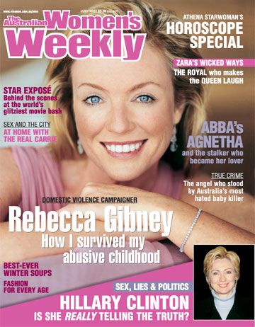 Rebecca Gibney, Women's Weekly Magazine July 2003 Cover Photo - Australia