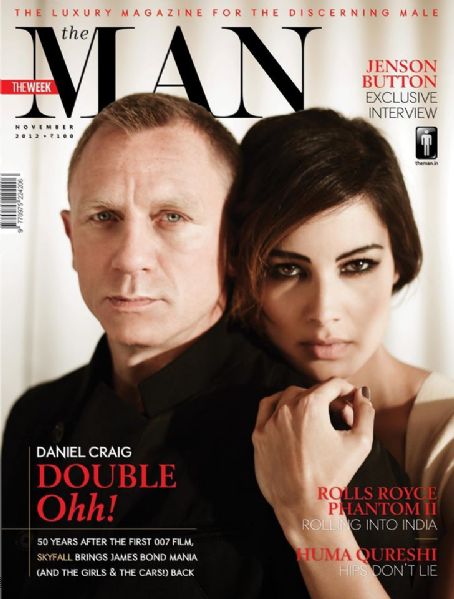 Daniel Craig, Bérénice Marlohe - The Man Magazine Cover [India] (November 2012)