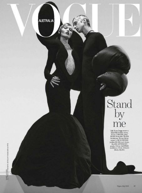 Lily-Rose Depp - Vogue Magazine Cover [Australia] (July 2023
