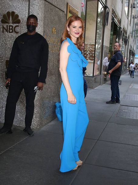Sarah Drew – Seen after an appearance on New York Live