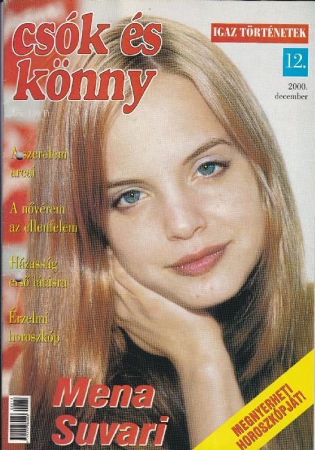 Mena Suvari - Csók és Könny Magazine Cover [Hungary] (December 2000)
