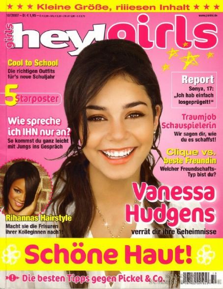 Vanessa Hudgens, Hey Girl Magazine 06 October 2007 Cover Photo ...