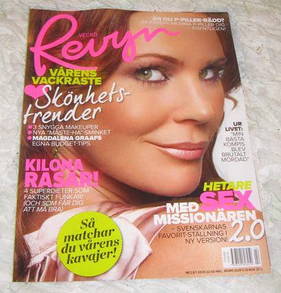 Magdalena Graaf - Vecko Revyn Magazine [Sweden] (2009)