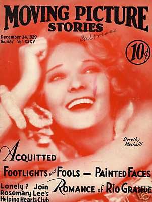 Dorothy Mackaill, Moving Picture Stories Magazine 24 December 1929 ...