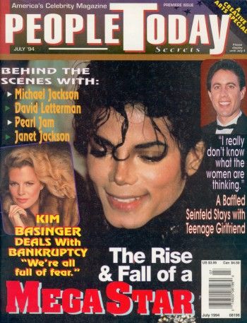 Michael Jackson, People Today Magazine July 1994 Cover Photo - United ...