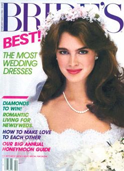 Brooke Shields, Brides Magazine February 1983 Cover Photo - United States