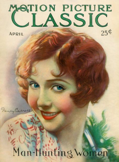 Nancy Carroll, Motion Picture Classic Magazine April 1930 Cover Photo ...