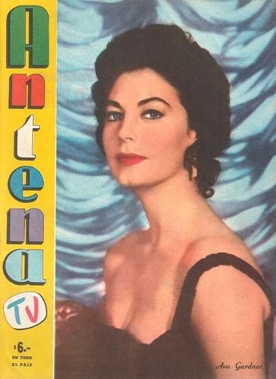 Ava Gardner, Antena Magazine June 1959 Cover Photo - Argentina