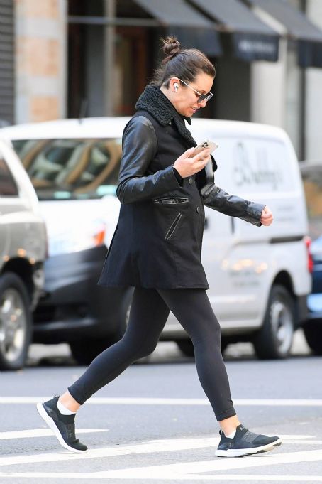 Lea Michele Out in Tribeca in New York City FamousFix post