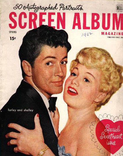 Shelley Winters Farley Granger Farley Granger And Shelley Winters Screen Album Magazine 1952 