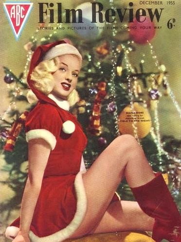 Diana Dors - Film Review Magazine Cover [United Kingdom] (December 1955)